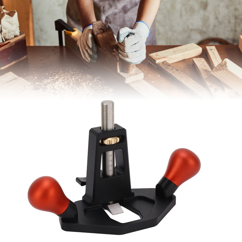 Woodworking Router Plane Hand Router Trimming Plane Anodic Oxidation Treatment