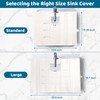 Bathroom Sink Cover for Counter Space, Sink Mat Foldable Sink