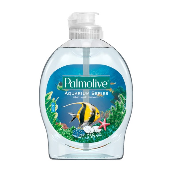 Palmolive Jabón líquido para manos Aquarium Series, Manos suaves y Humectadas con exquisito olor refrescante, 221 ml