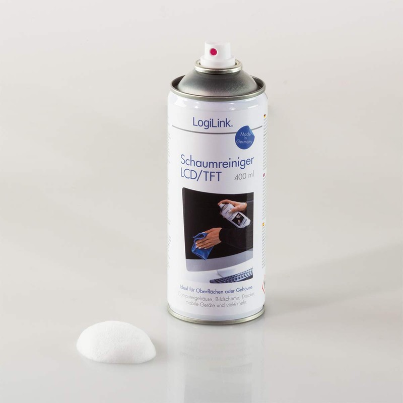 LogiLink RP0012 Schaumreiniger für LCD/TFT Bildschirme, 400 ml