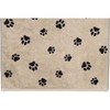 Cawö Home Hand Towels We Love Dogs Paws 6247 Black