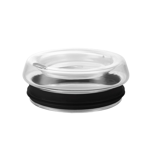 ecoBrew All Glass Lid - Replacement Double Wall Glass Cups,