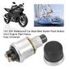 Horn Button Push Switch, 2Pin 12V 20A Waterproof Switch Push