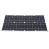 25W 18V Portable Monocrystalline Silicon Dual-USB Charging Solar Panel for