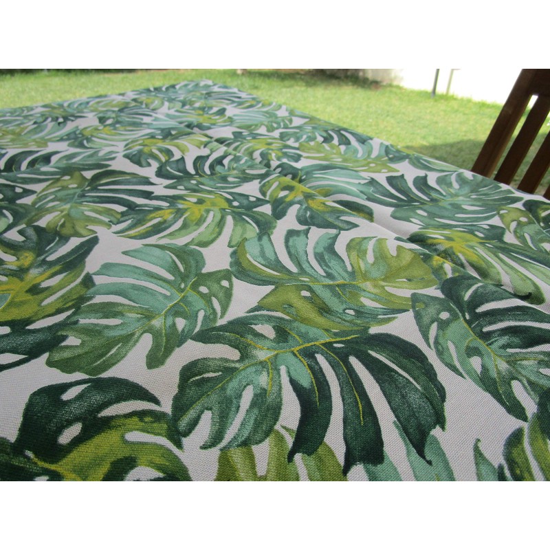 pago poco Spring-Summer 2021 Collection Tablecloth Rectangular Pattern Leaf Palm