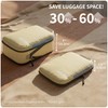 Cipway Compression Packing Cubes for Travel (Vanilla Cream 6 Set)