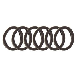 Zac's Alter Ego Pack of 6 Stretchy Elasticated Soft Snag Free Ponios/Elastics/Hair Ties