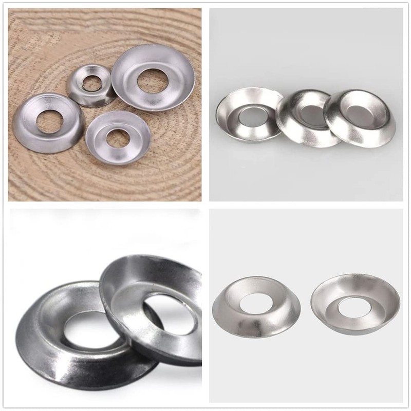 240 Pcs Cup Washers Countersunk Screw Finishing Washer M3 M4