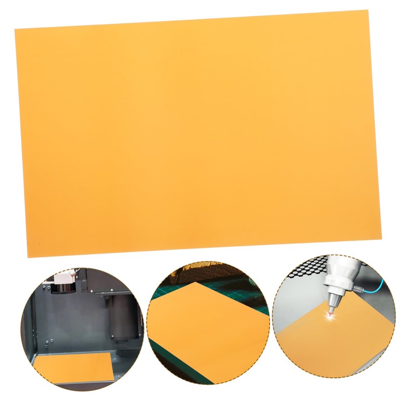 Hohopeti 2pcs Industrial Aluminum Plate A4 Size DIY Aluminum Sheet