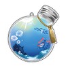 Hagoromo Acrylic Makeup Cover #Blue Lagoon No.82301
