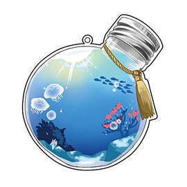 Hagoromo Acrylic Makeup Cover #Blue Lagoon No.82301