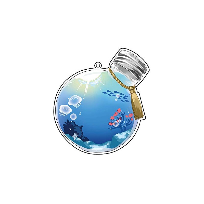Hagoromo Acrylic Makeup Cover #Blue Lagoon No.82301