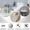 Aifeier ET 4 Pieces Sink Overflow Ring Kitchen Bathroom Sink