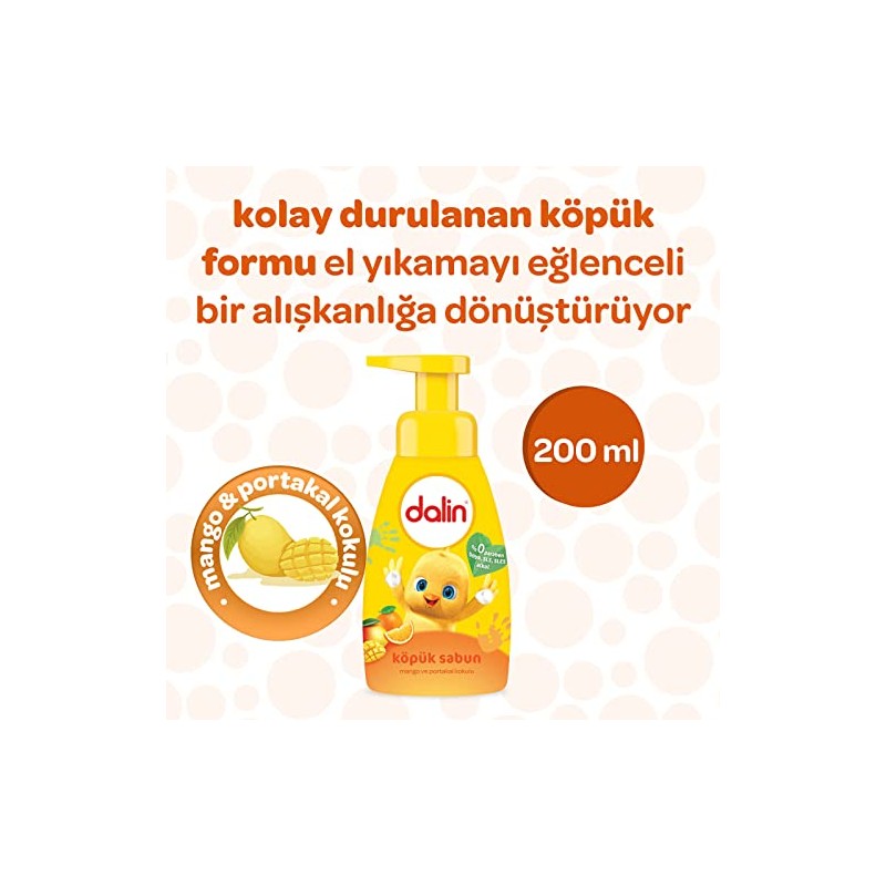 Dalin Mango Foam Soap 1 Pack (1 x 200 ml)