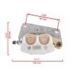 Caltric Front Left Right Brake Caliper w/Disc for Yamaha Raptor