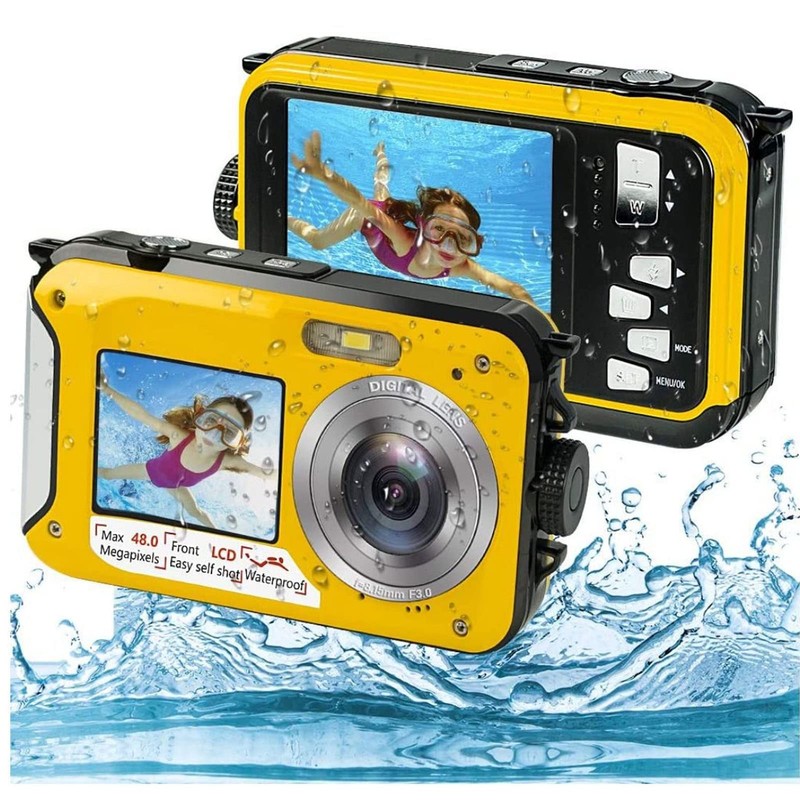 Digital Camera, 48MP Full HD 2.7K, Dual Screens, 16X Digital