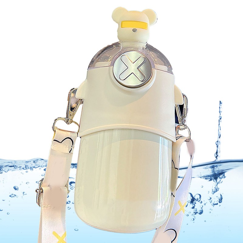 Kids Insulated Bottle with Straw 316 Stainless Steel Portable for