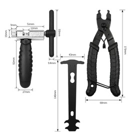 NIXRET Bike Chain Tools Set, Bike Tool Kit for Speed Chains Link Repair, Professional Tool Kit, Suit for Road Mountain Sports Bike