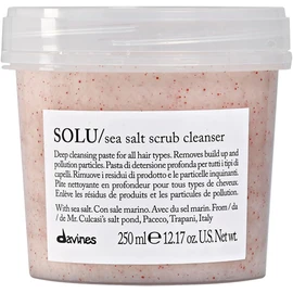 Davines SOLU Sea Salt Scrub Cleanser Exfoliante de sal marina para cuero cabelludo 250 ml