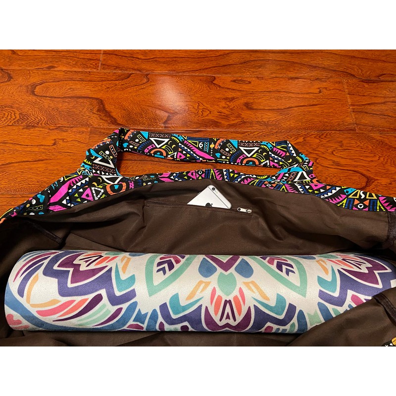 Aozora Yoga Mat Bag Large Yoga Mat Tote Sling Carrier