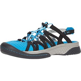 Jambu Womens Water Diva Encore Slip On, Adult, Cobalt/Black, 7.5 M US