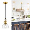 Audickic Pendant Lights Kitchen Island, 7.5" Farmhouse Pendant Lighting with