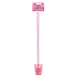 12 x Hen Party Pink Shot Glasses - Hen Night Party Supplies