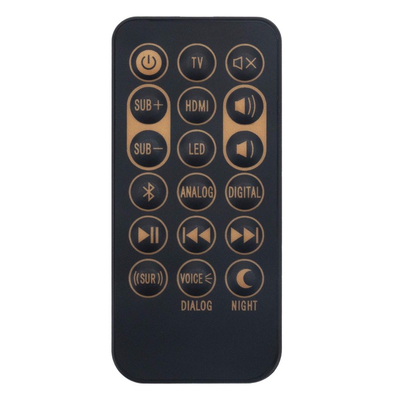 Replaced Remote Control Compatible with Klipsch Sound Bar Speaker RSB-3