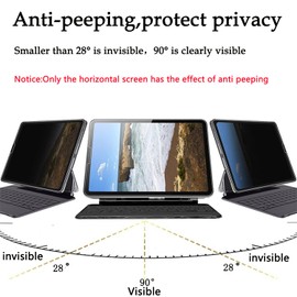 FYDIKHN Privacy Screen Protector Suit for Surface Pro 7 Plus, Pro 7, Pro 6, Pro 5, Pro 4 12.3 Inch, Dark Anti-Spy Screen Film Guard for 12.3 Inch Surface Pro 7+/7/6/5/4