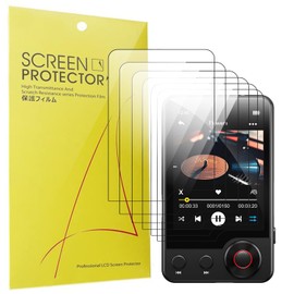 Blueshaweu Screen Protector Compatible with MECHEN D53 MP3 Player 2.4 Inch, HD Clear Flexible TPU Screen Protector [Pack of 6] Compatible with MECHEN D53 MP3 Player (Transparent)
