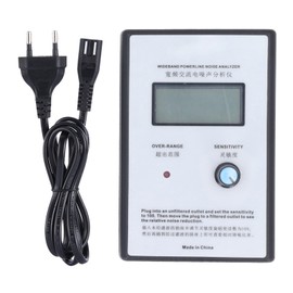 Noise Analyzer LCD Display Broadband 300KHz‑700KHz EMI AC Power Noise Tester Analyser EU Plug 220‑240VAC
