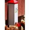 RentACoop 2 Gallon Chicken Waterer with Auto-Fill Cups, Horizontal Nipples,
