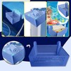 Pool Hanging Storage Basket Adjustable Support Rods Removable Toy Basket