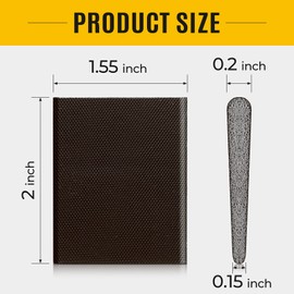 Door Corner Seal Weatherstripping Exterior Door Frame Seal Draft Stopper Adhesive Corner Seal Pads for Weather Stripping and Draft Protection (Brown,32 Pieces)