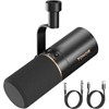 Micrófono Dinámico USBXLR para PC, TONOR Profesional microphone Vocal con