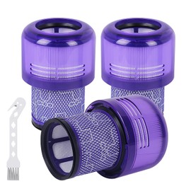 Gudotra Replacement Filter for Dyson V10 Cyclone Series SV12 V10 Absolute Animal Total Clean Motorhead Replacement Filter Reusable DY-969082-01 4 Pack