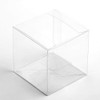 7cm Clear Cube Wedding Favour Boxes (Pk 10 flat packed,