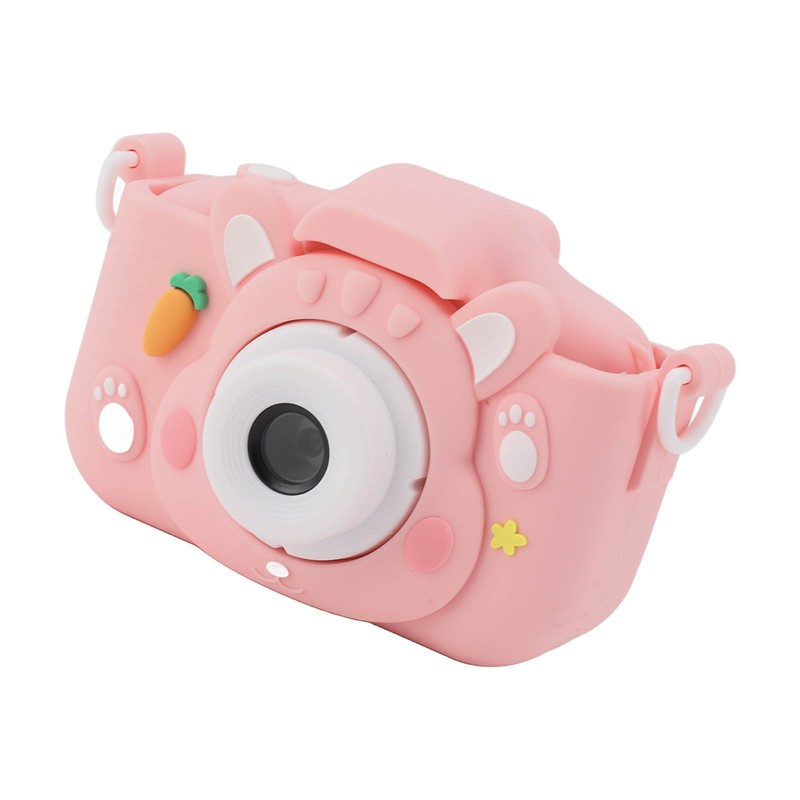 Kids Digital Camera with 32G Card Front Rear Lens 1080P
