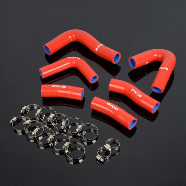 PIT66 Silicone Radiator Hose Kit,Compatible with Honda Magna VF1100C V65