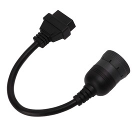 J1939 9 Pin to OBD2 Adapter 9PIN Female to OBDII 16pin Male Cable J1939 Diagnostic Interface Adapter for Trucks, OBD2 Bluetooth Adapter