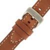 Tech Swiss Watch Band Thick Leather Like Original Heavy Buckle