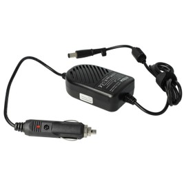 vhbw Car Charger Compatible with Dell Latitude E4300, E4310, E4200, E5400, E5410, E1705 Notebook - 12 V Charger Black 4.62 A