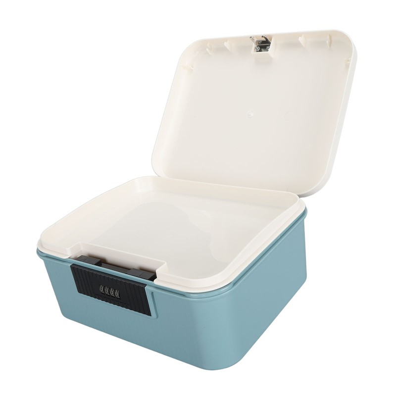 9L Capacity Lockable Storage Trunk for Files Document Organizer Double