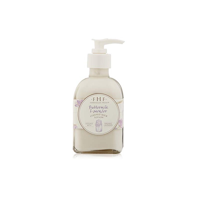 FarmHouse Fresh Buttermilk Lavender Steeped Milk Lotion, Lavender Cookie, 8