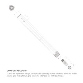 elago Premium Aluminum Stylus Pens for All Touch Screen Tablets/Phones [Chocolate]