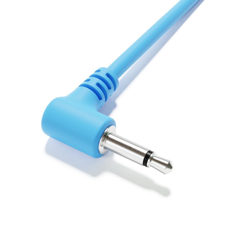 ExcelValley - Right Angle Mono Modular Patch Cables TS 3.5mm