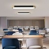 Tioolo Dimmable LED Ceiling Lights Modern Acrylic Linear LED Ceiling