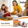 RXZELL Gas Relief, Ultra Strength Simethicone 180mg, 180 Softgels -