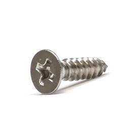 [M3 x 12] Stainless Steel Countersunk Head Tapping Screws, 1 Type A Shape, 10 Pieces