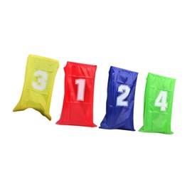 Perfeclan Potato Sack Race Bag Jumping Bag for Adults and Kids Lawn Games Fun Sport Equipment Legged Relay Race for Yard Lawn Family, 4 pieces